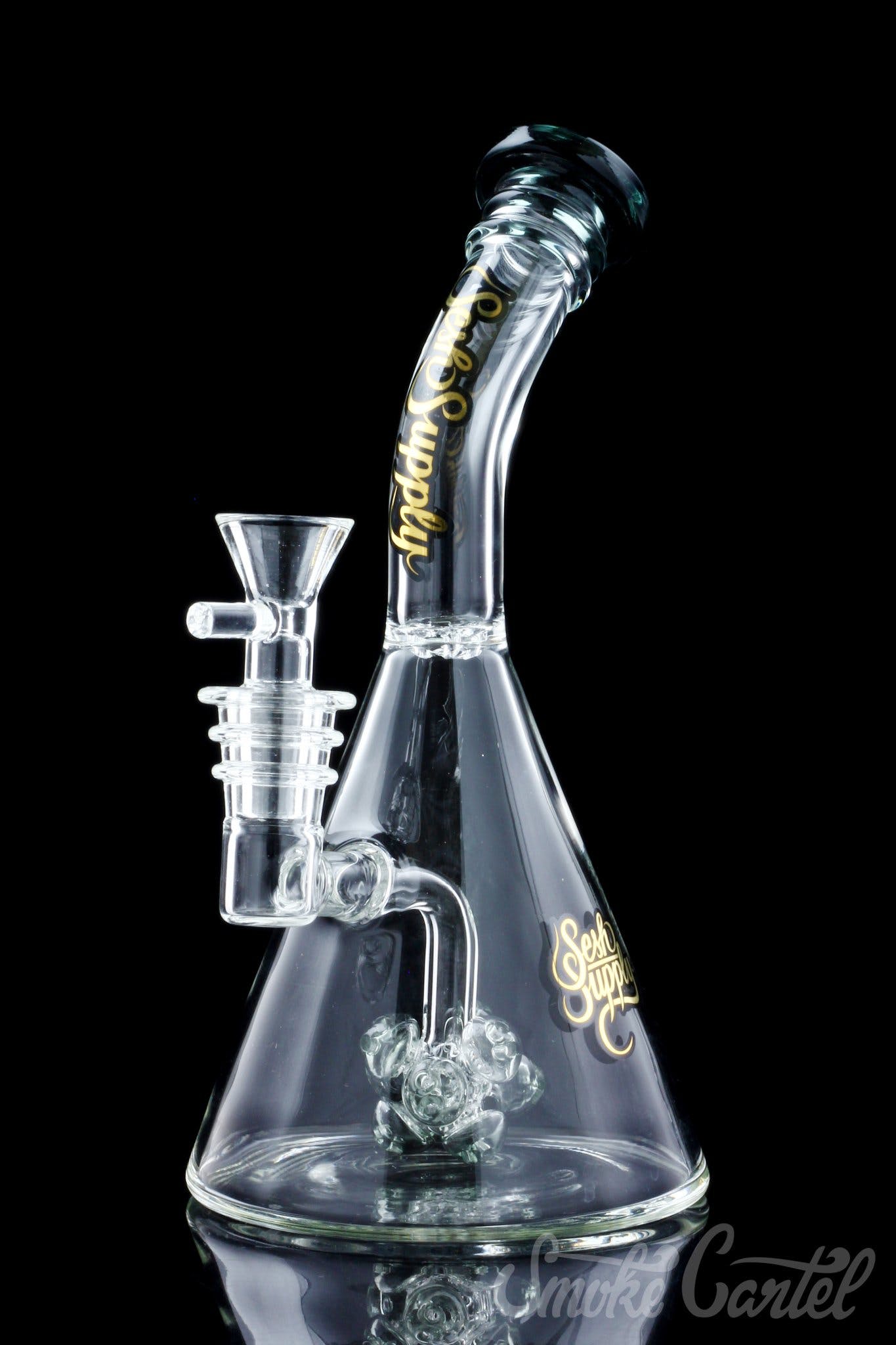 SS-PHORBAS-PW-CH-WM-0 Sesh Supply "Phorbas" Cool Spore Perc Beaker Bong