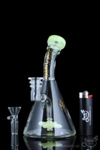 SS-SCYLLA-X-3 Sesh Supply "Scylla" Unique Kinetic Spinning Propeller Perc Beaker Bong