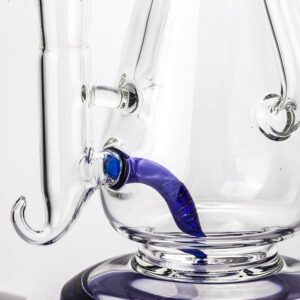10.4" Salt Shaker Glass Water Pipe (Random Color)