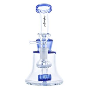 Showerhead Perc Dab Rig w/ Heady Glass Pipe Carb Cap Set