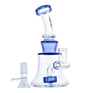 Showerhead Perc Dab Rig w/ Heady Glass Pipe Carb Cap Set