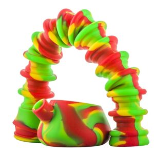 21" Silicone Collapsible Beaker Bong (Random Color)