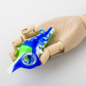 Silicone Conch Hand Pipe With Glass Bowl