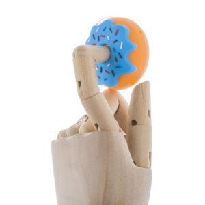 Silicone Keychain Donut Pipe (Random Color)
