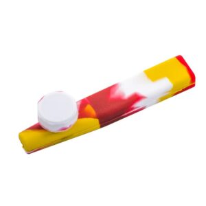 Silicone Pipe w/ Lid (Random Color)