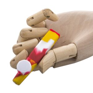 Silicone Pipe w/ Lid (Random Color)