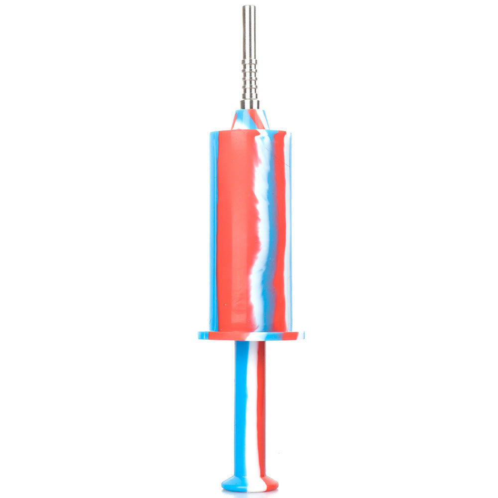"Syringe" Novelty Silicone Dab Straw