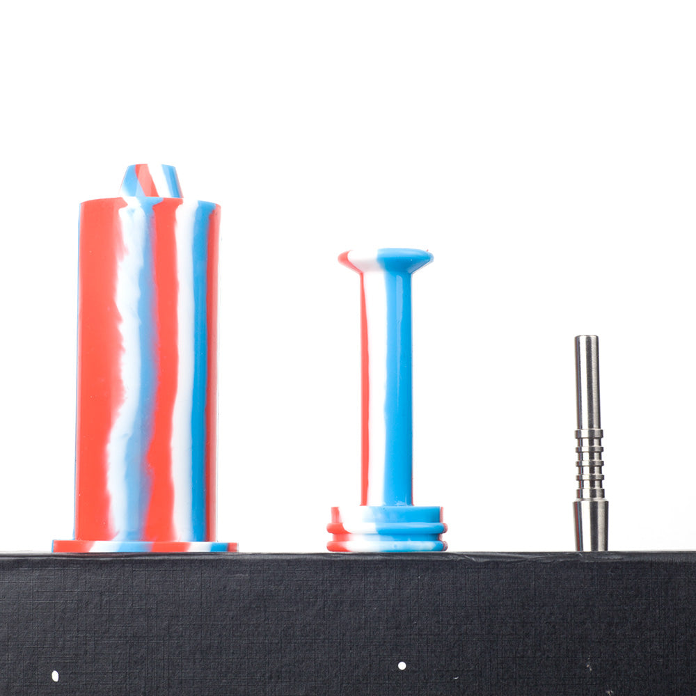 "Syringe" Novelty Silicone Dab Straw