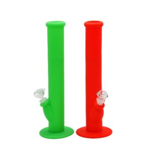 Straight Tube Silicone Bong