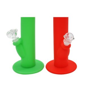 Straight Tube Silicone Bong