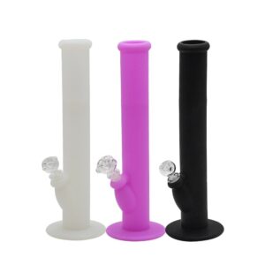Straight Tube Silicone Bong