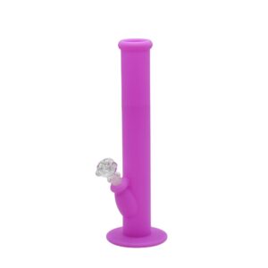 Straight Tube Silicone Bong