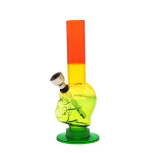6" Skull Acrylic Bong(Random Color)