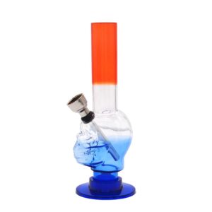 6" Skull Acrylic Bong(Random Color)