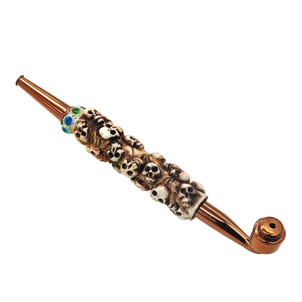 Skull_Pipe_-_Glass_Pipes_Weed_Bowls_For_Sale_-_Puffing_Bird_-_Online_Headshop_6 Skull Theme Novelty Pipe