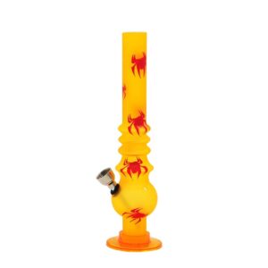 8" Spider Pattern Acrylic Bong(Random Color)