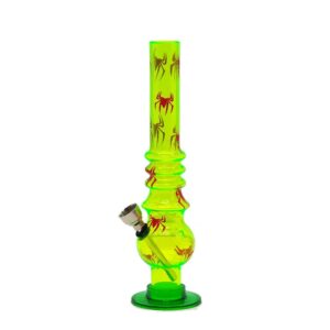 8" Spider Pattern Acrylic Bong(Random Color)