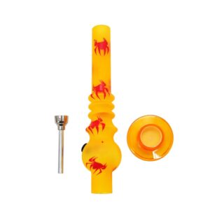 8" Spider Pattern Acrylic Bong(Random Color)
