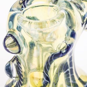 Spiral Glass Sherlock Bubbler