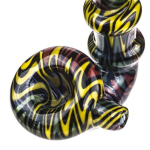 Spiral Glass Sherlock Pipe w/ Maria Rings