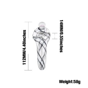 Spiral Heady Glass Spoon Pipe