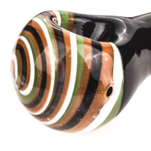Spiral Pattern Glass Spoon Pipe