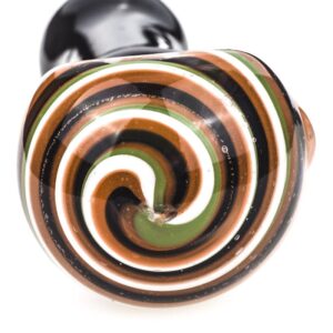 Spiral Pattern Glass Spoon Pipe