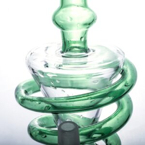 Spiral Perc Recycler Dab Rig