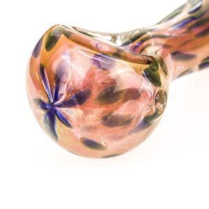 Spotted Glass Spoon Pipe