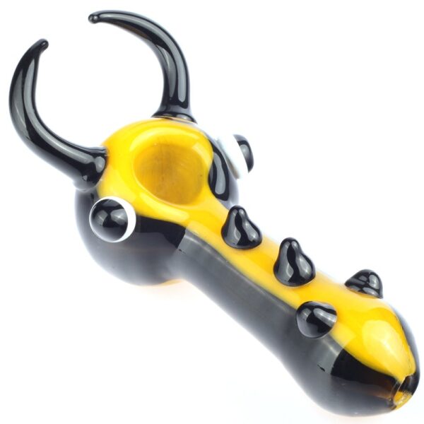 Stag Beetle Heady Themed Glass Spoon Pipe