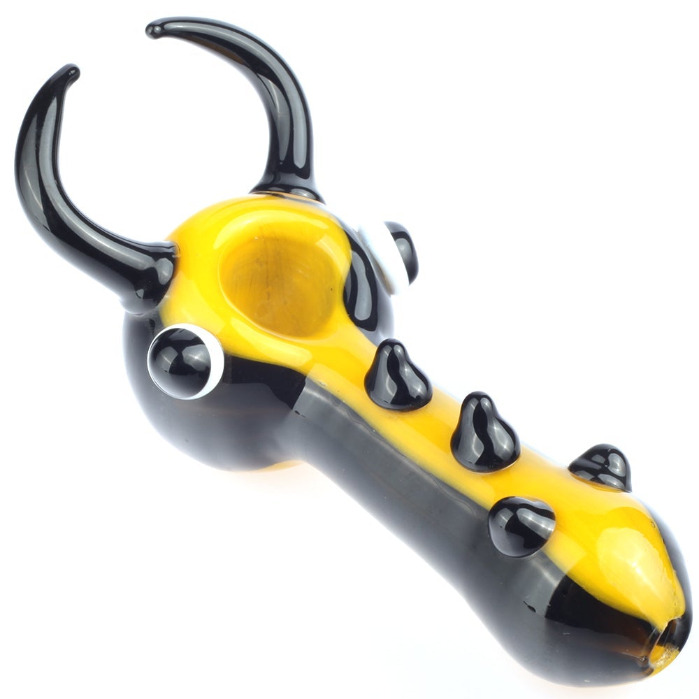 Stag_Beetle_Heady_Themed_Glass_Spoon_Pipe_2 Stag Beetle Heady Themed Glass Spoon Pipe