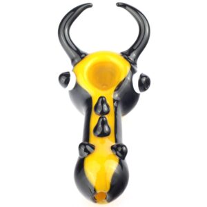 Stag Beetle Heady Themed Glass Spoon Pipe