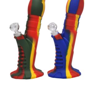 Straight 2 Part Silicone Bong
