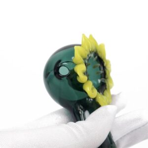 Sunflower Glass Novelty Pipe