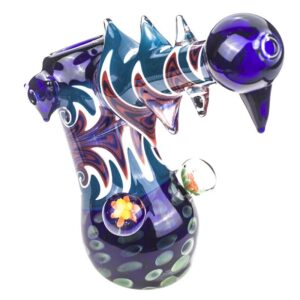 Swirl Glass Hammer Bubbler