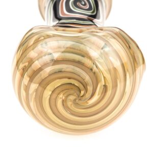 Swirl Patent Glass Spoon Pipe