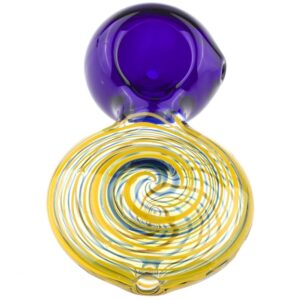 Swirl Patent Pendant Glass Spoon Pipe