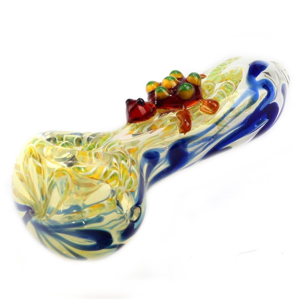 Swirled_Fumed_Glass_Pipe_w_Glass_Turtle_2_1024x1024_2x_d0c8fcaa-8f74-496c-b59d-080935794a66 Swirled Fumed Glass Pipe w/ Glass Turtle