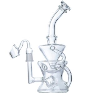 Swiss Perc Heady Dab Rig Set w/ Quartz Banger Carb Cap
