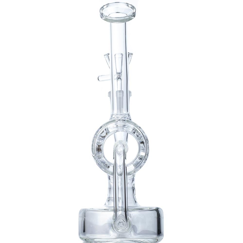 Swiss_Perc_Glass_Bong_-_Recycler_Bongs_For_Sale_-_Puffing_Bird_5 9" Swiss Cylinder Perc Bong