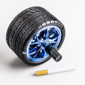 Tire Wheel Spinning Ashtray (Random Color)