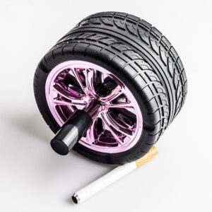 Tire Wheel Spinning Ashtray (Random Color)