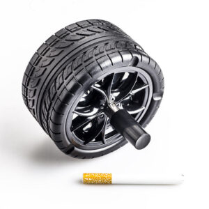 Tire Wheel Spinning Ashtray (Random Color)