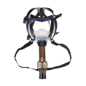 Transparent Gas Mask Bong w/ Acrylic Water Pipe