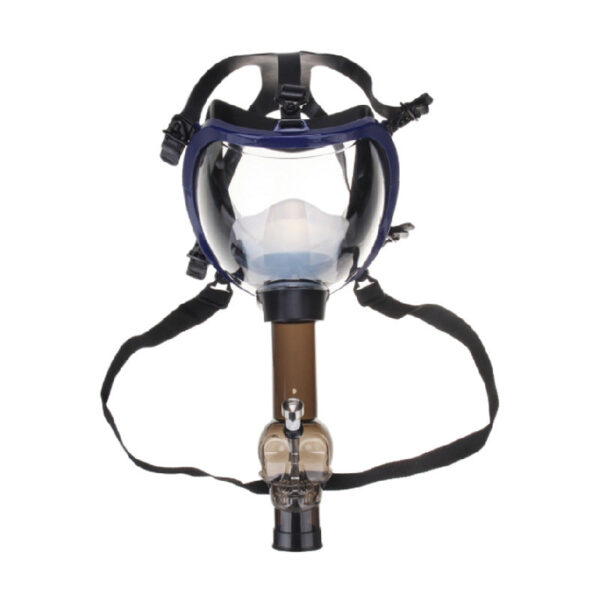 Transparent Gas Mask Bong w/ Acrylic Water Pipe