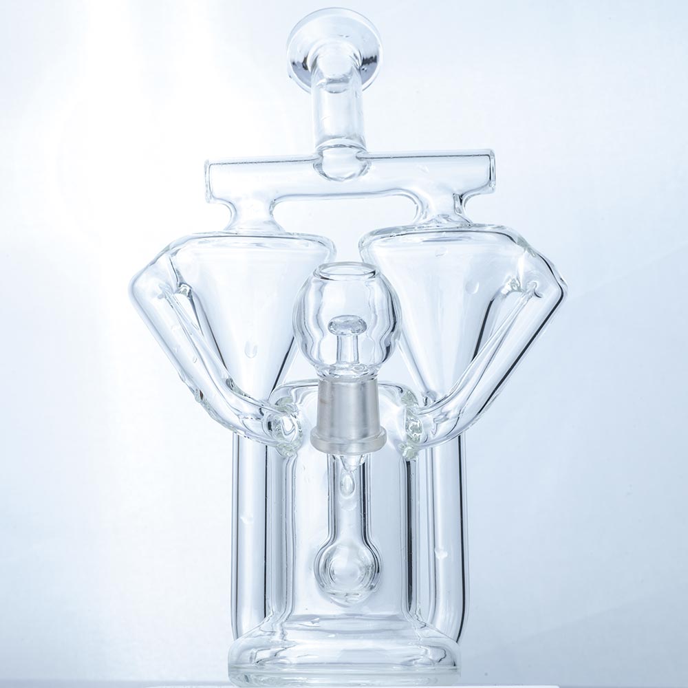 Triple_Chamber_Recycler_Dab_Rig_-_Glass_Wax_Rigs_For_Sale_-_Puffing_Bird_-_Online_Headshop_2 9" Triple Chamber Recycler Wax Rig