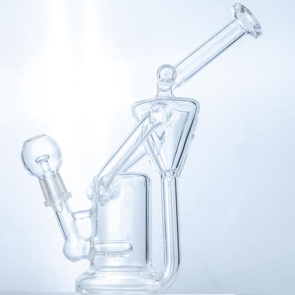 Triple_Chamber_Recycler_Dab_Rig_-_Glass_Wax_Rigs_For_Sale_-_Puffing_Bird_-_Online_Headshop_3 9" Triple Chamber Recycler Wax Rig