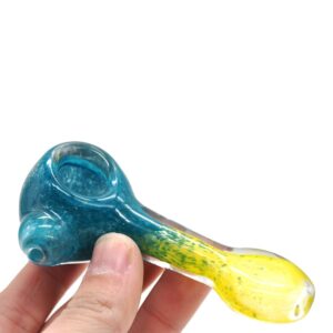 Two-Toned Glass Tobacco Pipe
