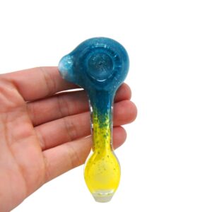 Two-Toned Glass Tobacco Pipe
