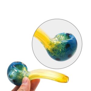 Two Tone Glass Spoon Pipe